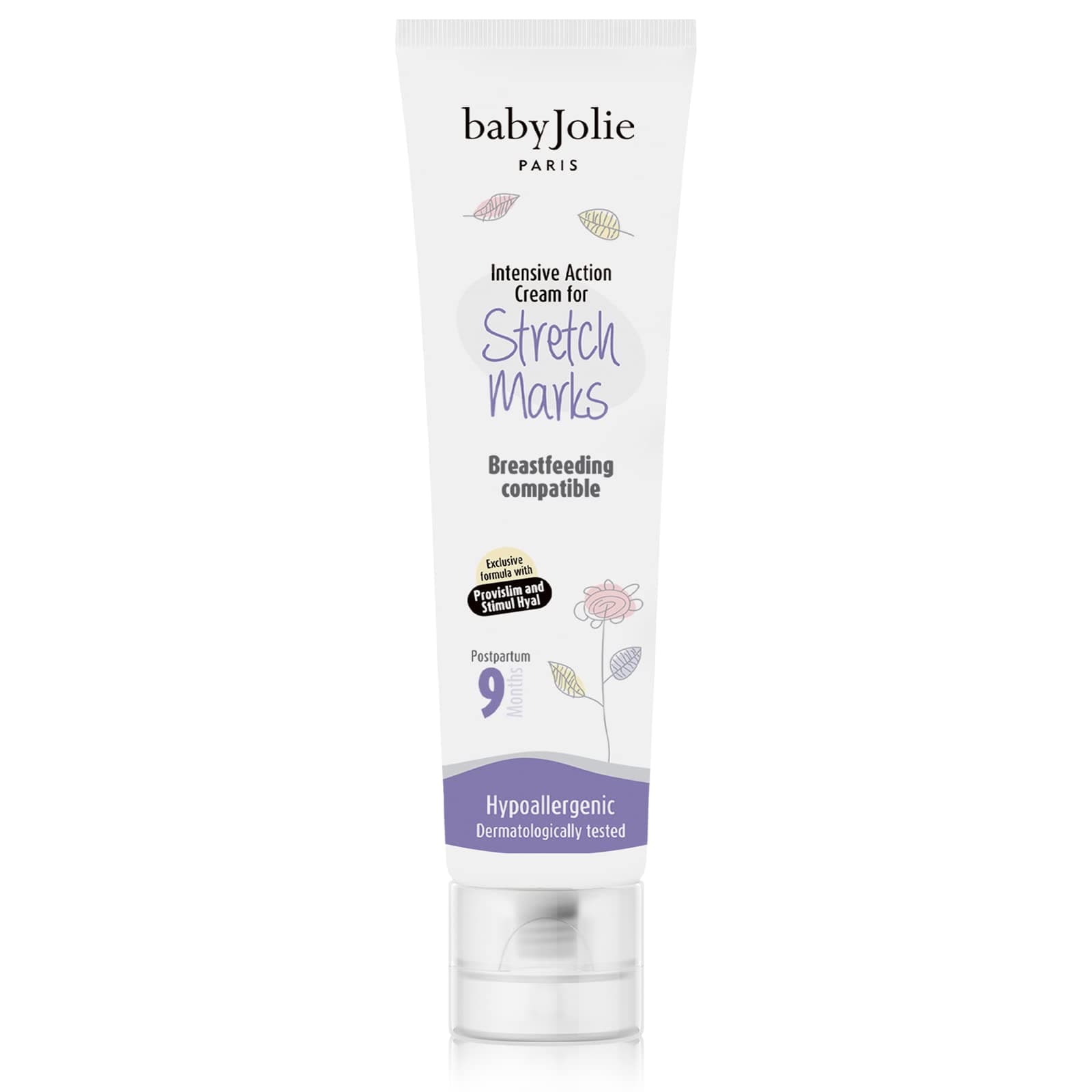 Baby Jolie Stretch Mark Cream for Pregnancy | Intensive Action Lotion for Stretch Mark Prevention