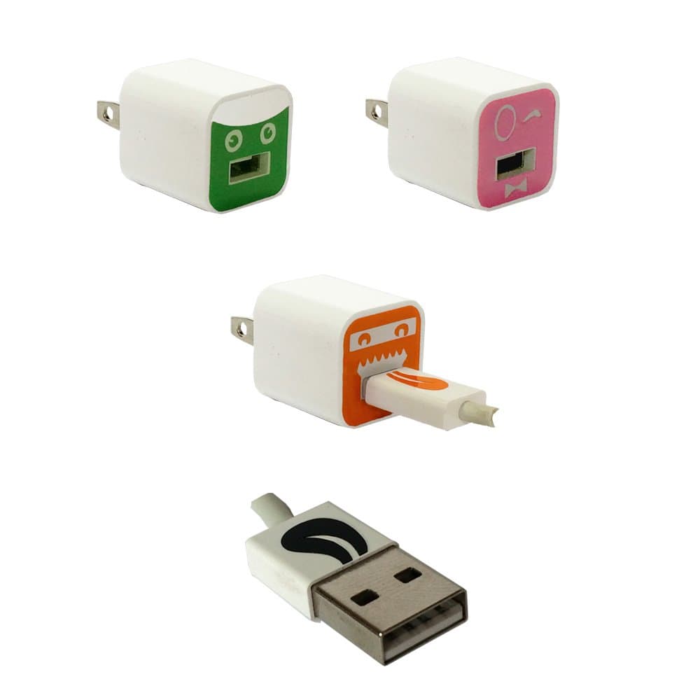 Chile Banana Collectibles - Designer Vinyl Decals. Assorted USB Box Identifiers. Pack of 6 Stickers.