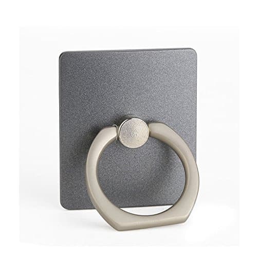 Wiredshop-Universal 360 Degrees Ring Grip/Stand Holder for any iPhone, Galaxy and Smartphones/Tablet Devices (Black)