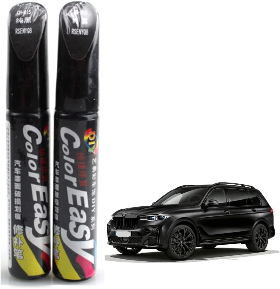Car Scratch Repair Paste, Car Scratch Removal for Cars, Touch Up Paint for Cars Paint Scratch Repair, Waterproof Auto Scratch Remover Pen, 2 Pack (2*Black pen)