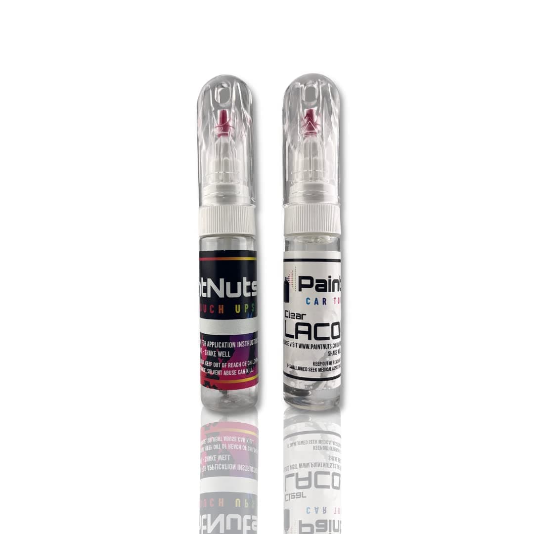 PaintNuts Touch Up Paint suitable for HONDA PLATINUM GREY METALLIC (NH905M) 2-in-1 Touch Up Pen & Clear Lacquer