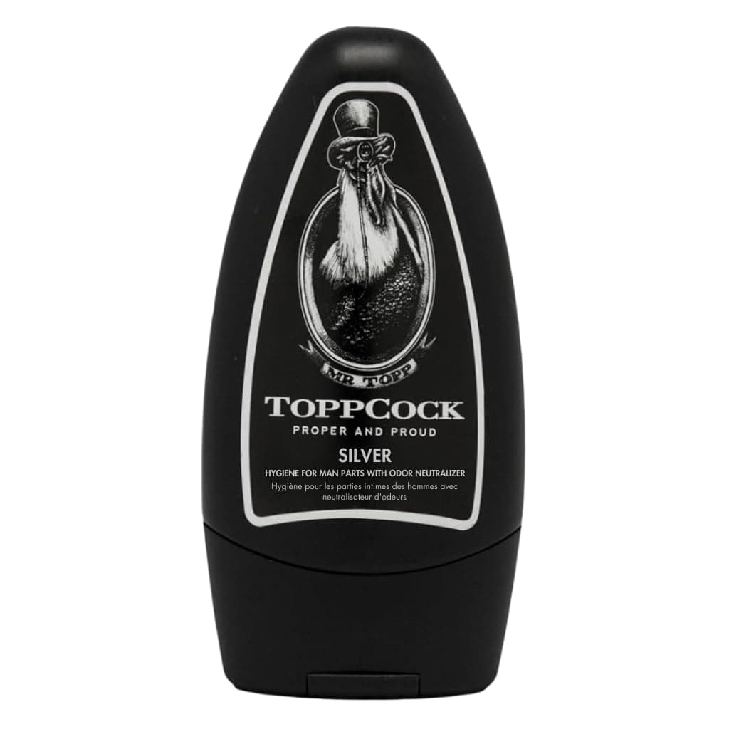 Classic ToppCock Silver Ball Deodorant Gel for Men – Leave-On Odour Control for Groin & Intimate Areas – Anti-Chafing Comfort & Long-Lasting Freshness – 90ml