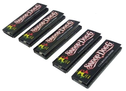 SNOOP DOGG ROLLING PAPERS 1 1/4 24 LEAVES UNFLAVORED FLAVOR PACK OF 72