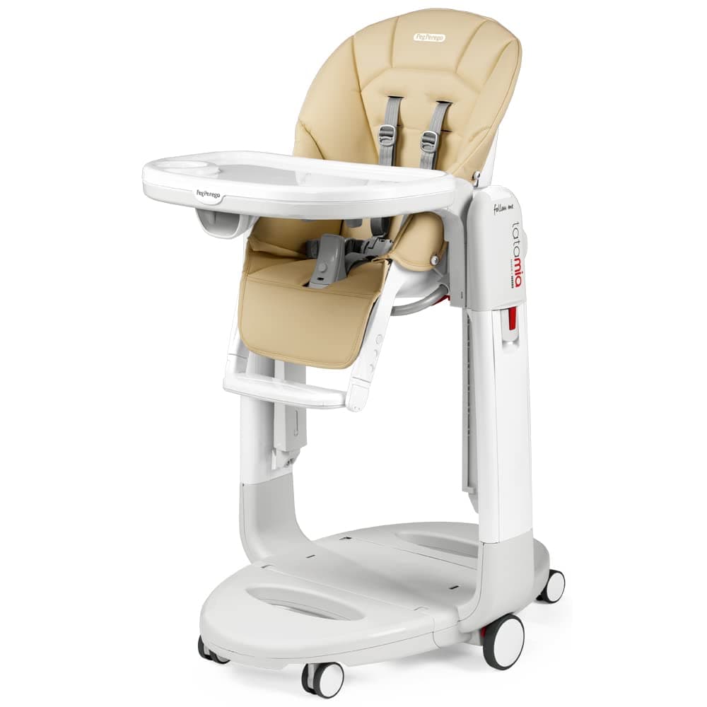 Tatamia Follow Me Compact 3-in-1 Recliner, Swing & Highchair for Babies 0-3 Years,Adjustable to 9 different heights, Quick Clean & Easy Push Wheels For Babies & Toddlers– Paloma