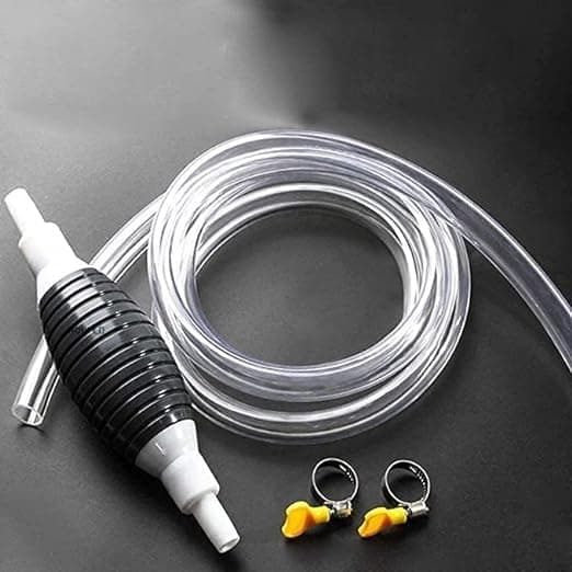 HENDEN Fuel Transfer Pump Kit Tank Sucker Hand Gas Pump Portable Manual Car Bike Fuel Transfer Pump Liquid Pipe Siphon Tool for Petrol Diesel, Water, Fish Tank, Oil Liquid Pump For Gas(Pack of 1)