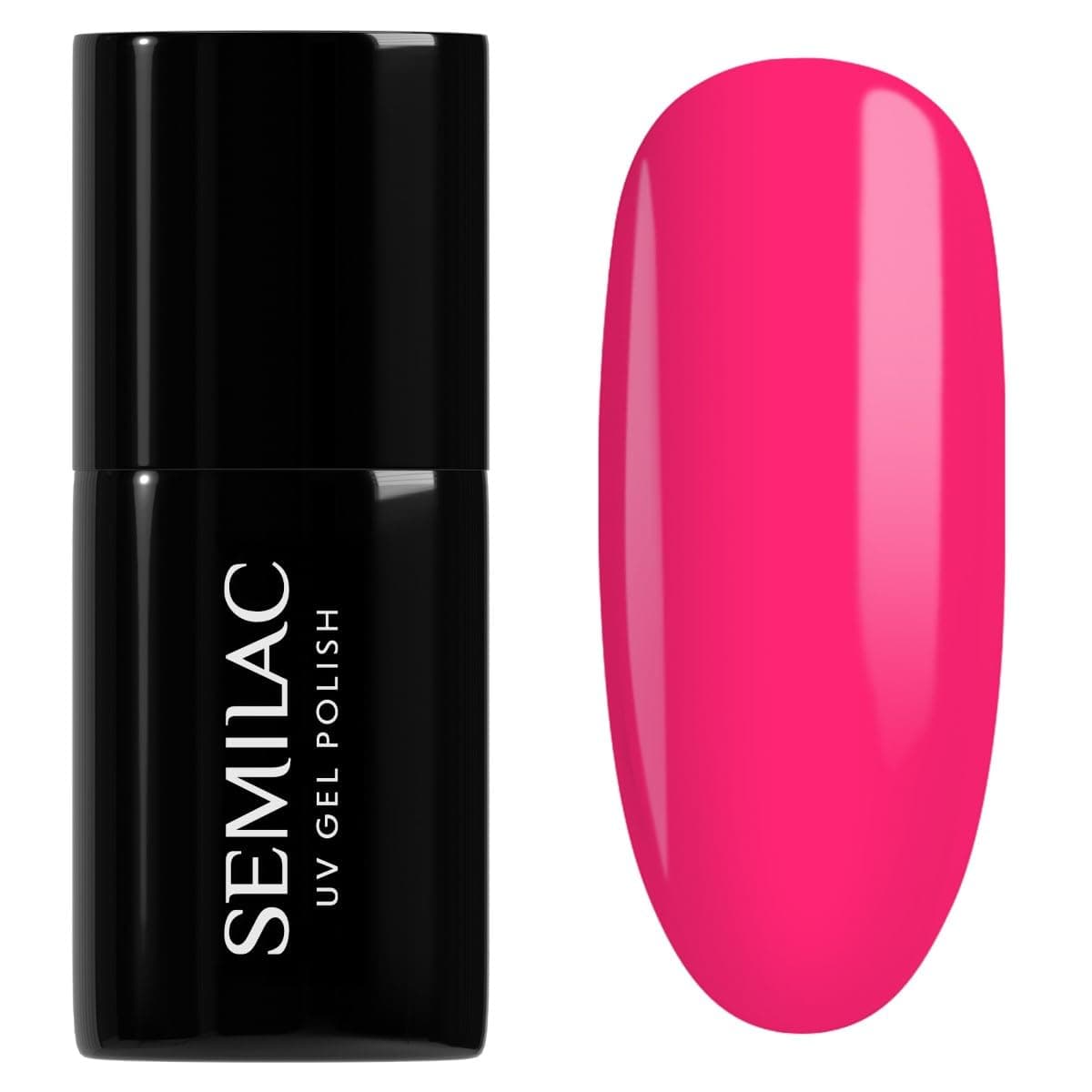 Gel Nail Polish 517 Neon Pink - Full Coverage Gel Polish - Soak Off Easy To Use LED/UV Nail Lamp - Long Lasting Manicure and Pedicure up to 3 weeks