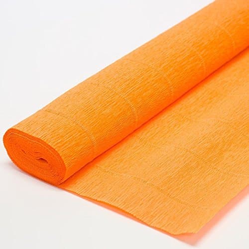 Italian Crepe Paper roll 180 gram - 581 Orange