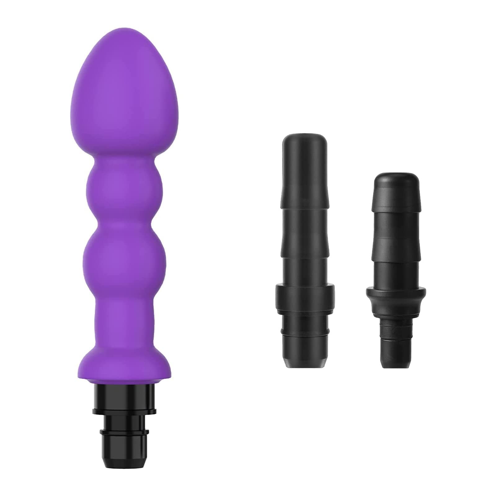 Massage Gun Heads,BQSHX 2 Pcs Fascia Gun Tip Attachment Adaptor,Applicators Replacement Attachment,Deep Tissue Percussion Massage Heads for Deep Tissue Muscle Relaxation (2 Pcs Purple Big Head)