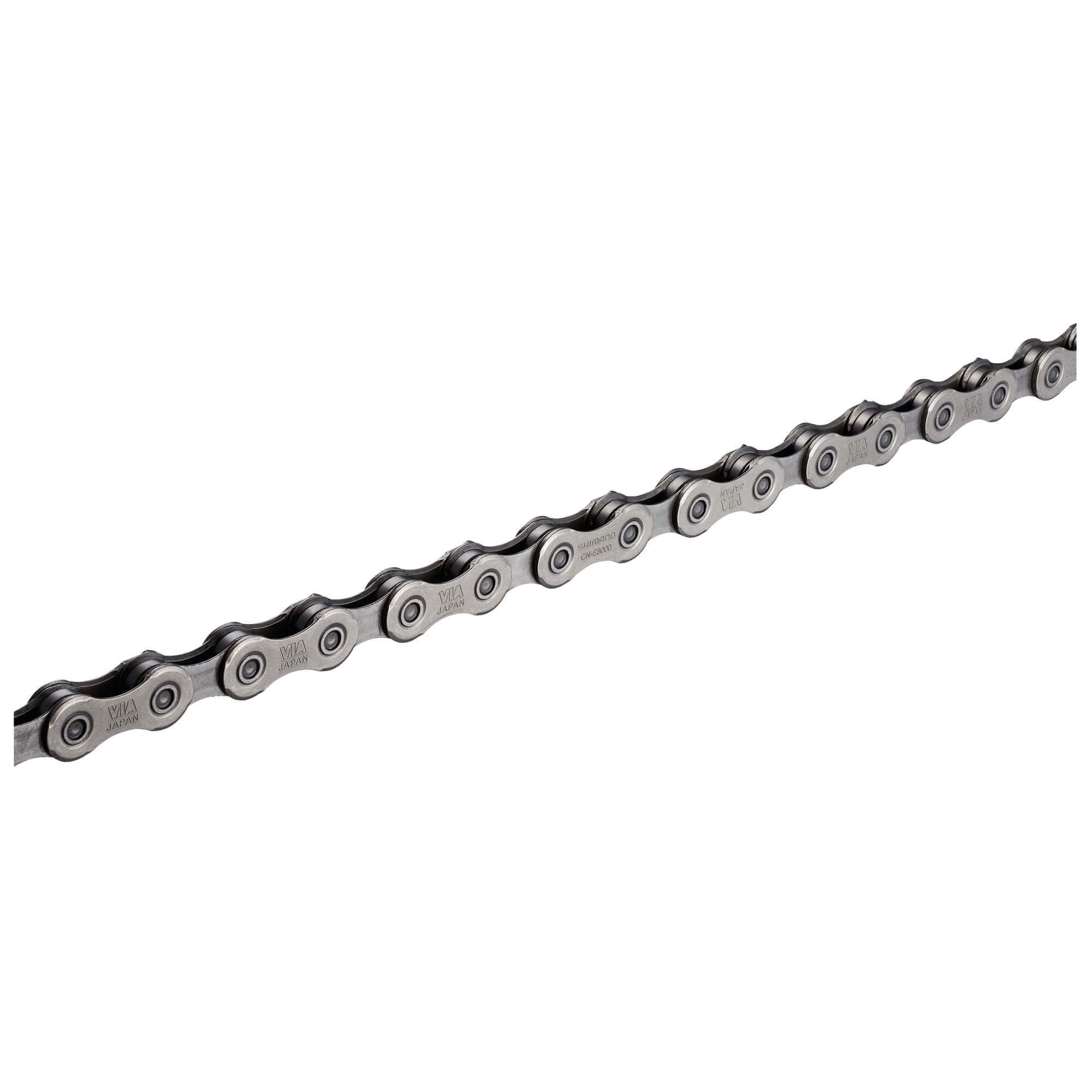CN-E8000-11 chain, 11-speed rear/front single, with quick link, 138L, SIL-TEC