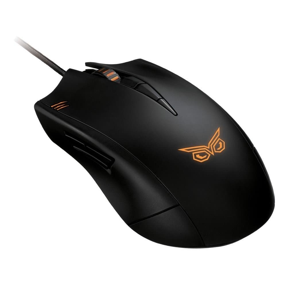 ASUS Strix Claw Dark Edition Right-Handed Ergonomic Optical Gaming Mouse with 5000 DPI and DPI Control