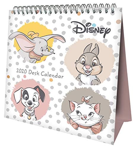 Disney Heritage Desk Easel Official 2020 Calendar  Month to View Desk Calendar