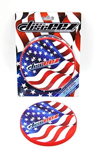 Disceez 8176009 Indoor/Outdoor Flying Disc, 13cm, Stars/Stripes