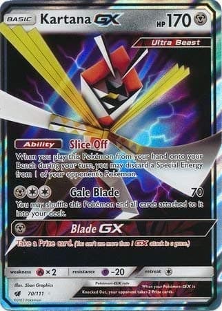 Pokémon - Kartana GX - 70/111 - English - Crimson Invasion
