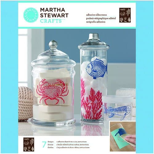 Martha Stewart Crafts Glass Silkscreen (8.5 by 11-Inch), 33238 Ocean