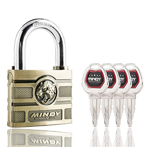 2in Hardened Keyed Hardware Padlock with 4 Special Keys