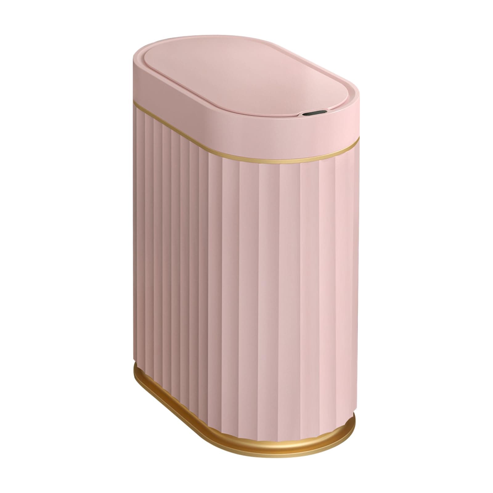ELPHECO Sensor Trash Can 2 Gallon Waterproof Motion Sensor Trash Can, Automatic Bathroom Trash Bin, Slim Garbage Can (Pink, 2 Gallon)