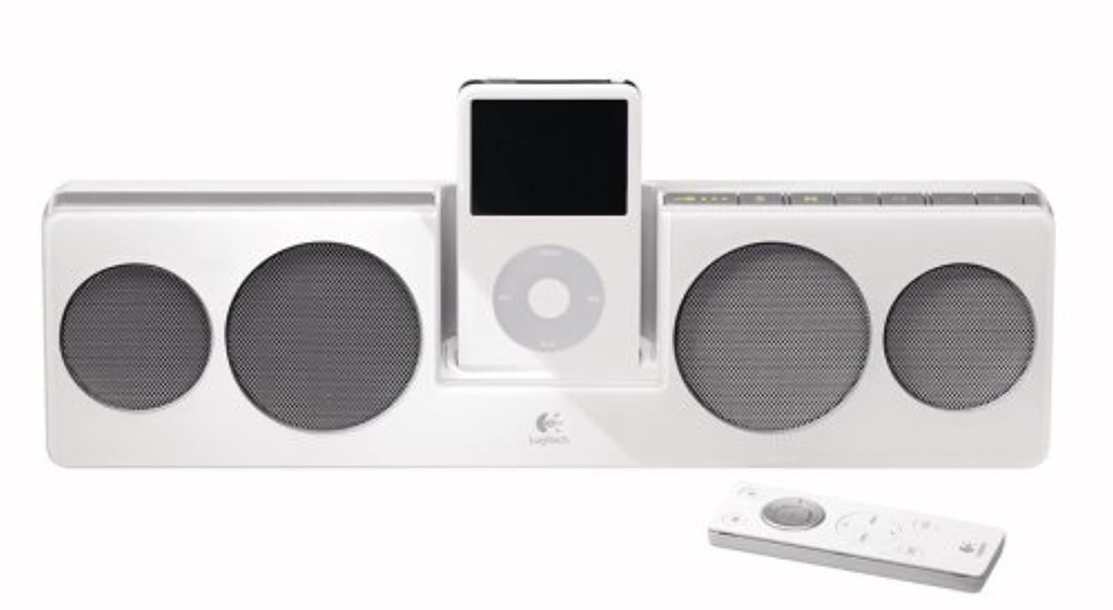 Logitech Pure-Fi Anywhere Compact Speakers for iPod (White)