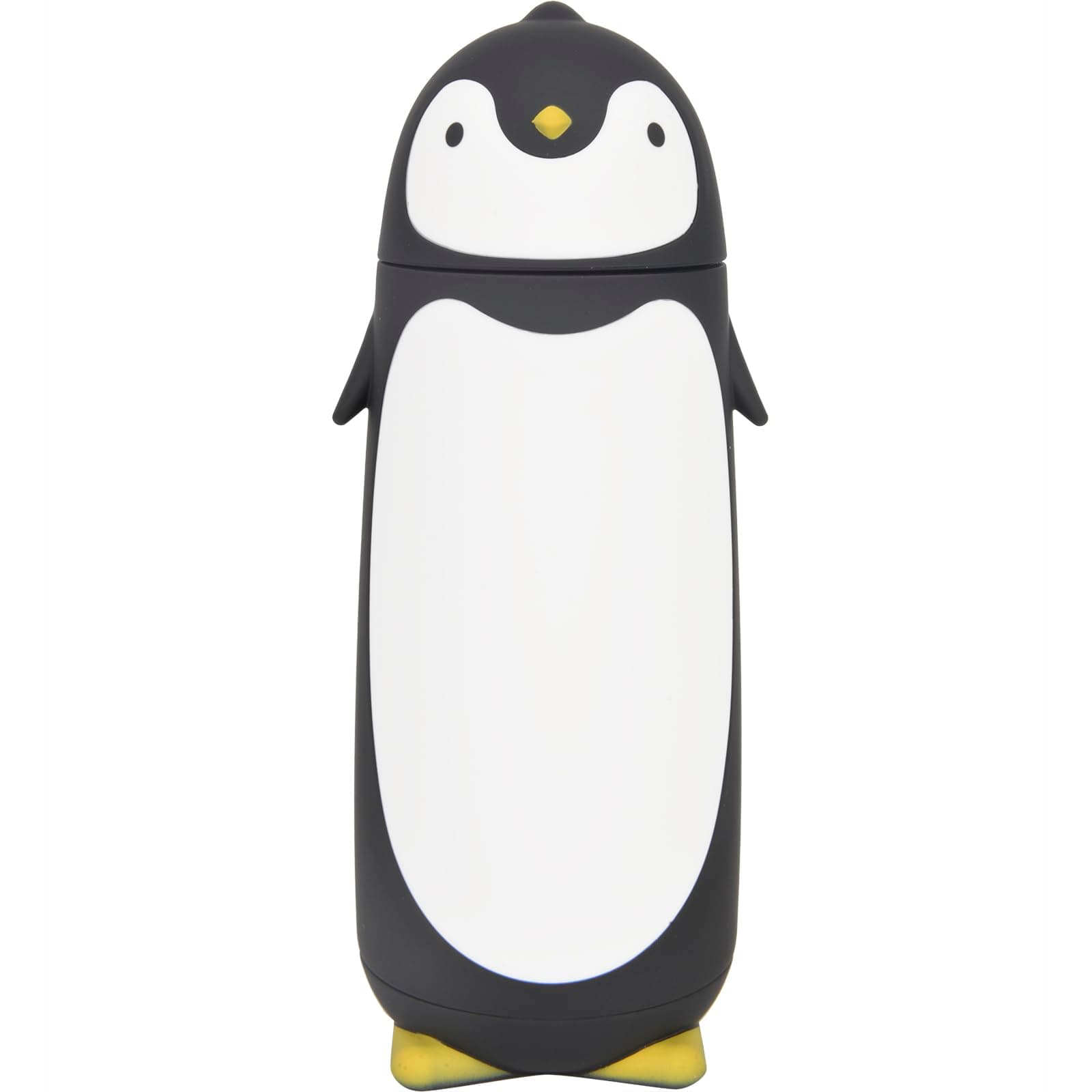 Penguin Insulated Water Bottle - Stainless Steel Vacuum Double Walled Bottle Flask Travel Mug for Kids, Students, 9.6oz, Black