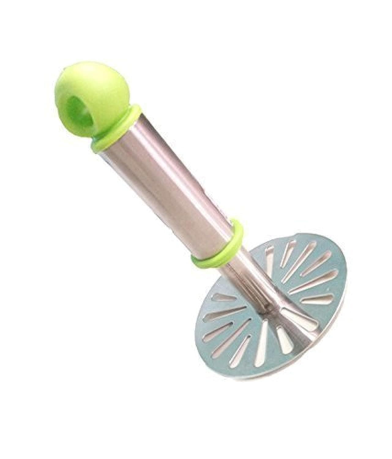 Stainless Steel Potato Vegetable Pav Bhaji Masher, Multicolour