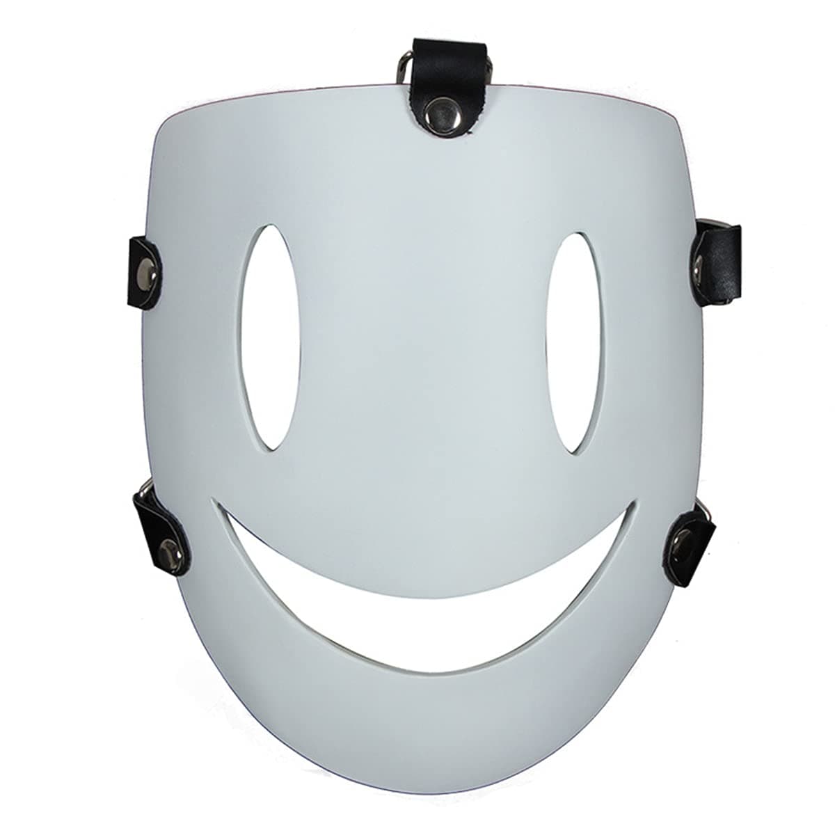 Anime Mask Sniper Mask Tenkuu Shinpan Mask White Smiley Face Smile Mask Anime Cosplay Costume Prop Halloween