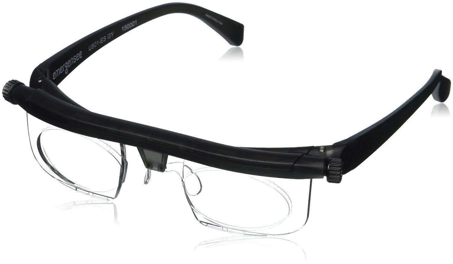 Adjustable Eyewear-Instant 20 20 Vision-Non Prescription Lenses -Both Nearsighted & Farsighted Variable Focus Glasses-Computer Reading Driving Eyeglasses-Men & Women