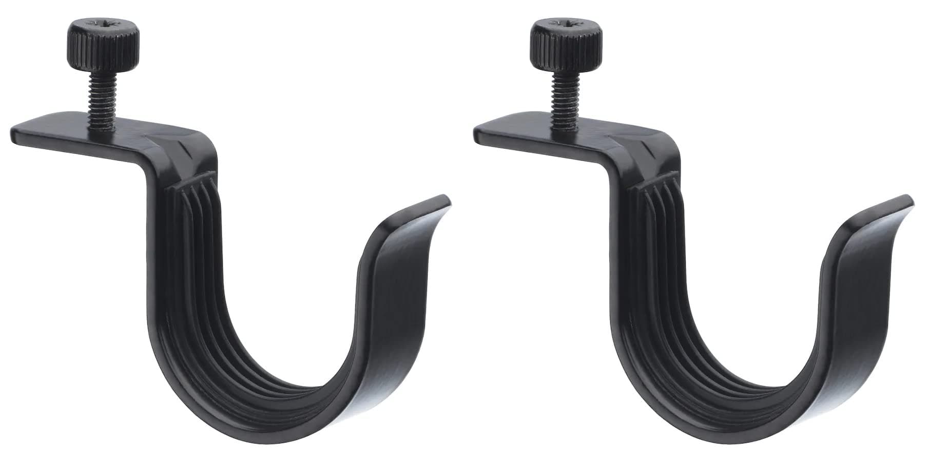 2X BETYDLIG Curtain Rod Holder, Black