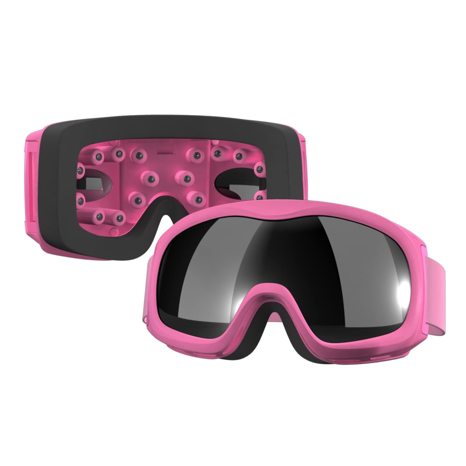 JIDUE Eye Massager Stress Therapy for Face, Electric Massager, Machine Face Massager for Eye Care - Pink