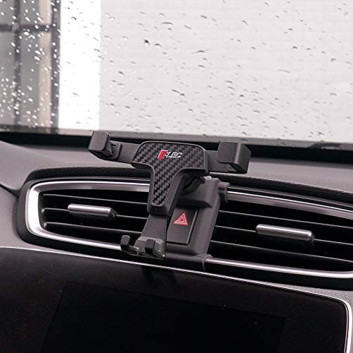 BEHAVE Phone Holder for CRV Honda,Adjustable Air Vent Phone Holder,Car Holds Mount for CRV 2017 2018,Car Phone Mount for iPhone 6 7 8 XR 11,for Samsung,Smartphone for 4.7-6.5 Inches (Carbon Fiber)