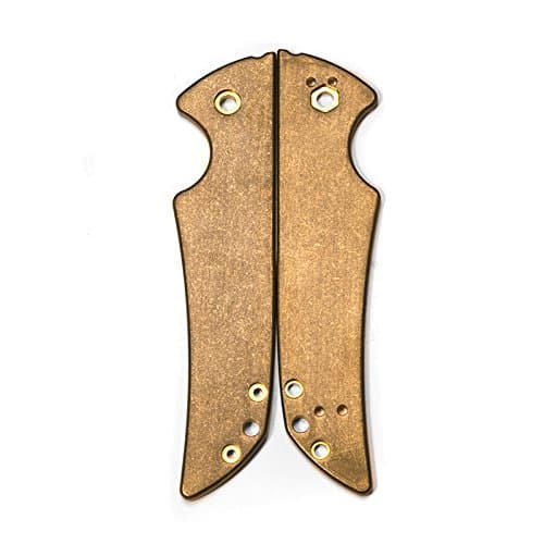 Custom Brass Scales Compatible with Kershaw Skyline Folding Knife