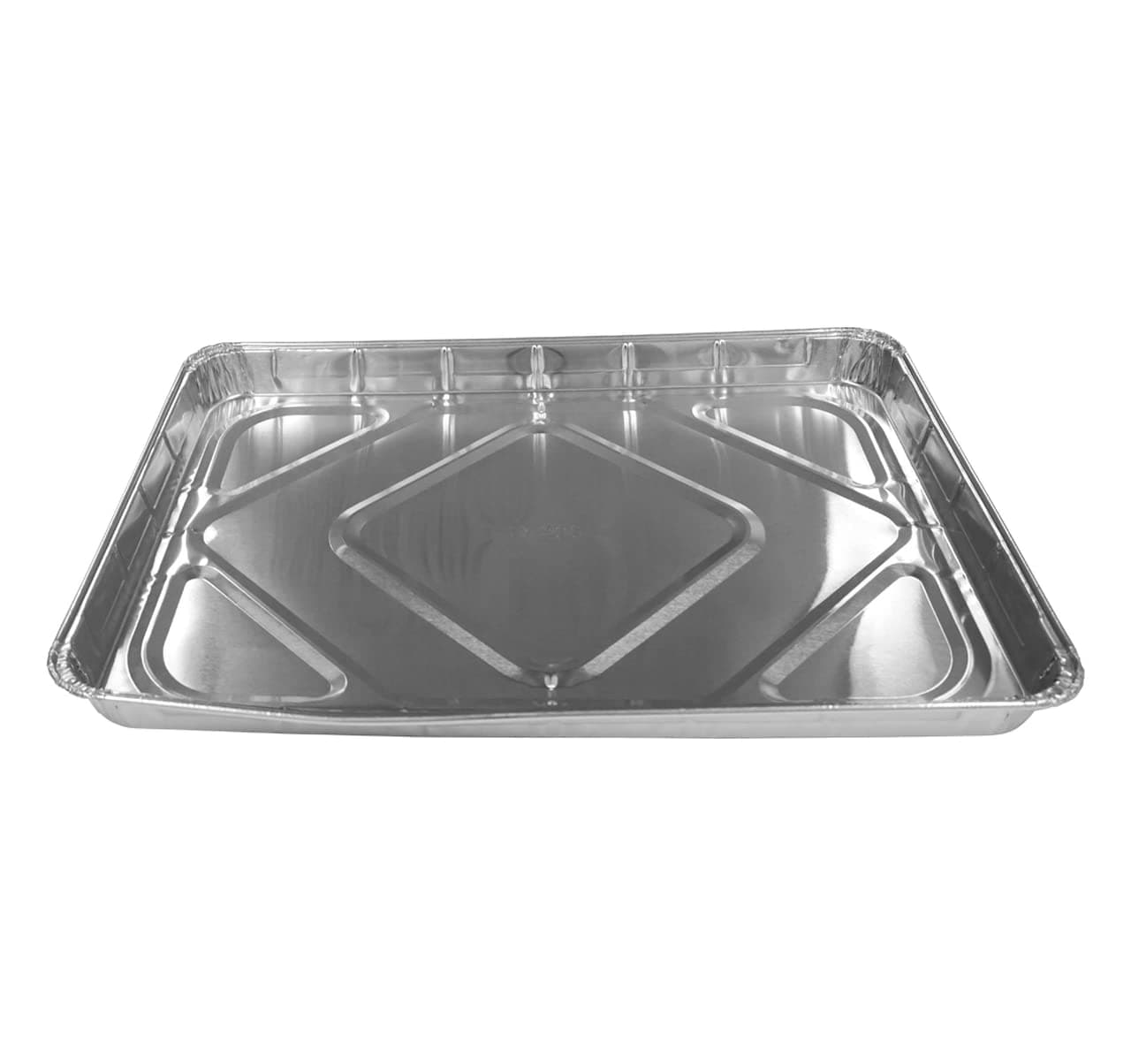 HFA 2063, Half-Size Aluminum Foil Baking Trays for Oven, Sheet Cake Pans, Take Out Baking Disposable Foil Containers (100)