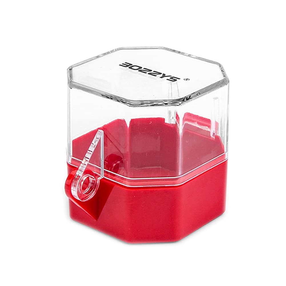 SCRTB Emergency Stop Push Button Switch 1 Pcs Emergency Stop Protection Cover,Emergency Stop Push Button,Add Protection Cover,Stop Switch Box with Key Lock Red