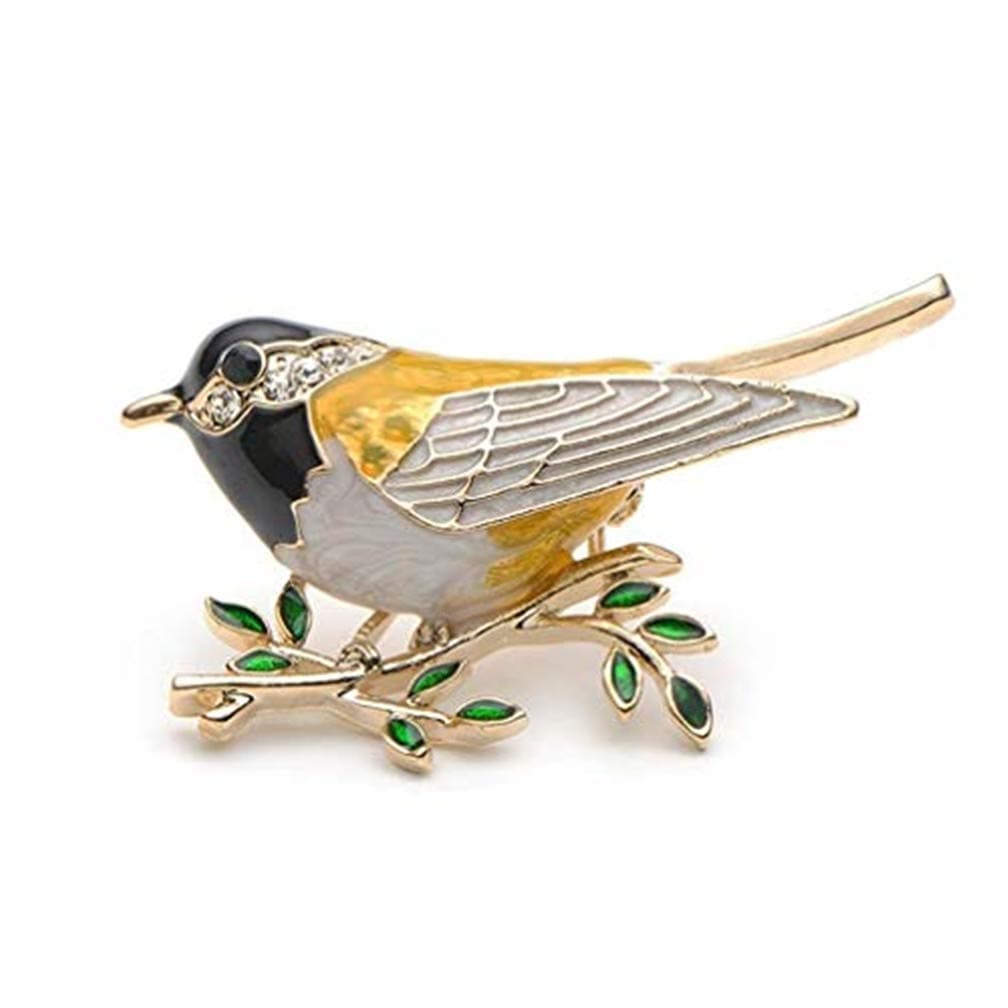 LJSLYJ Lovely Crystal Swallow Animal Brooch Bird Lapel Pin Women Jewelry
