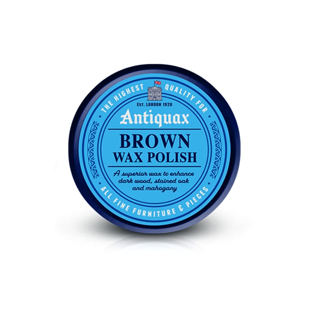 Antiquax Brown Wax Polish 100ml -– Restores & Enhances Wood with a Rich Brown Finish | Ideal for Furniture & Antiques