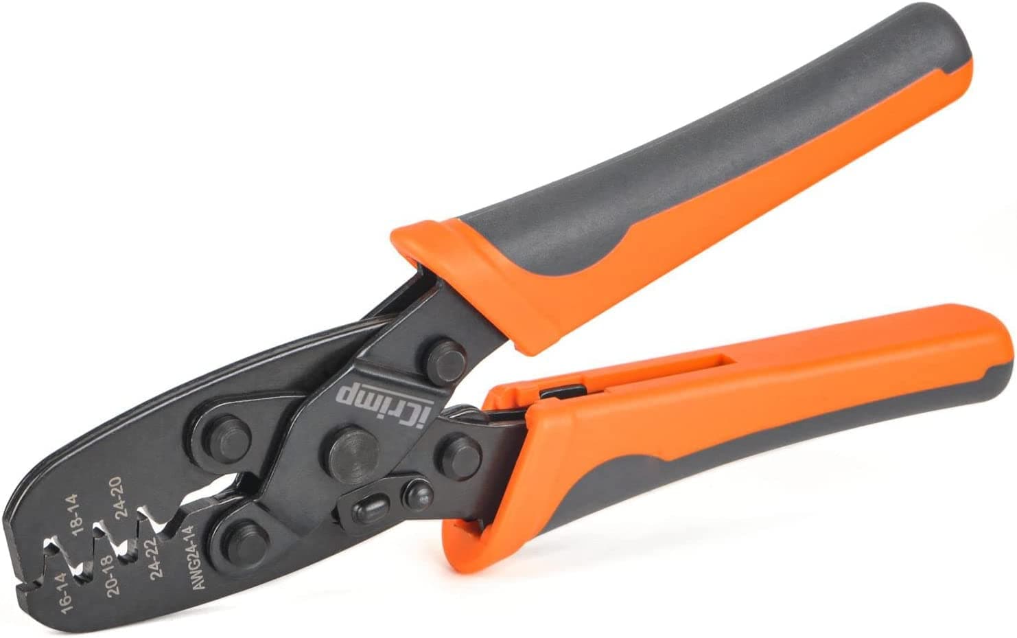 Open Barrel Terminal Crimper Plier Tool for Molex Style DELPHI AMP TYCO Terminals Crimper Open Barrel 24-14 AWG
