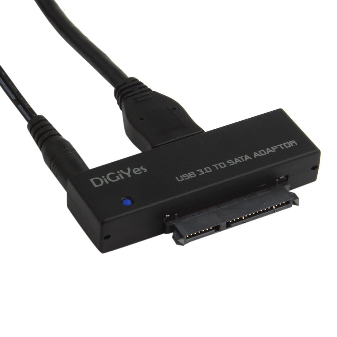 USB 3.0 to SATA Hard Drive Converter Adapter for 2.5" / 3.5" SSD and HDD with 3ft Cable & 12V / 2A Power Supply [Included Power Adapter]