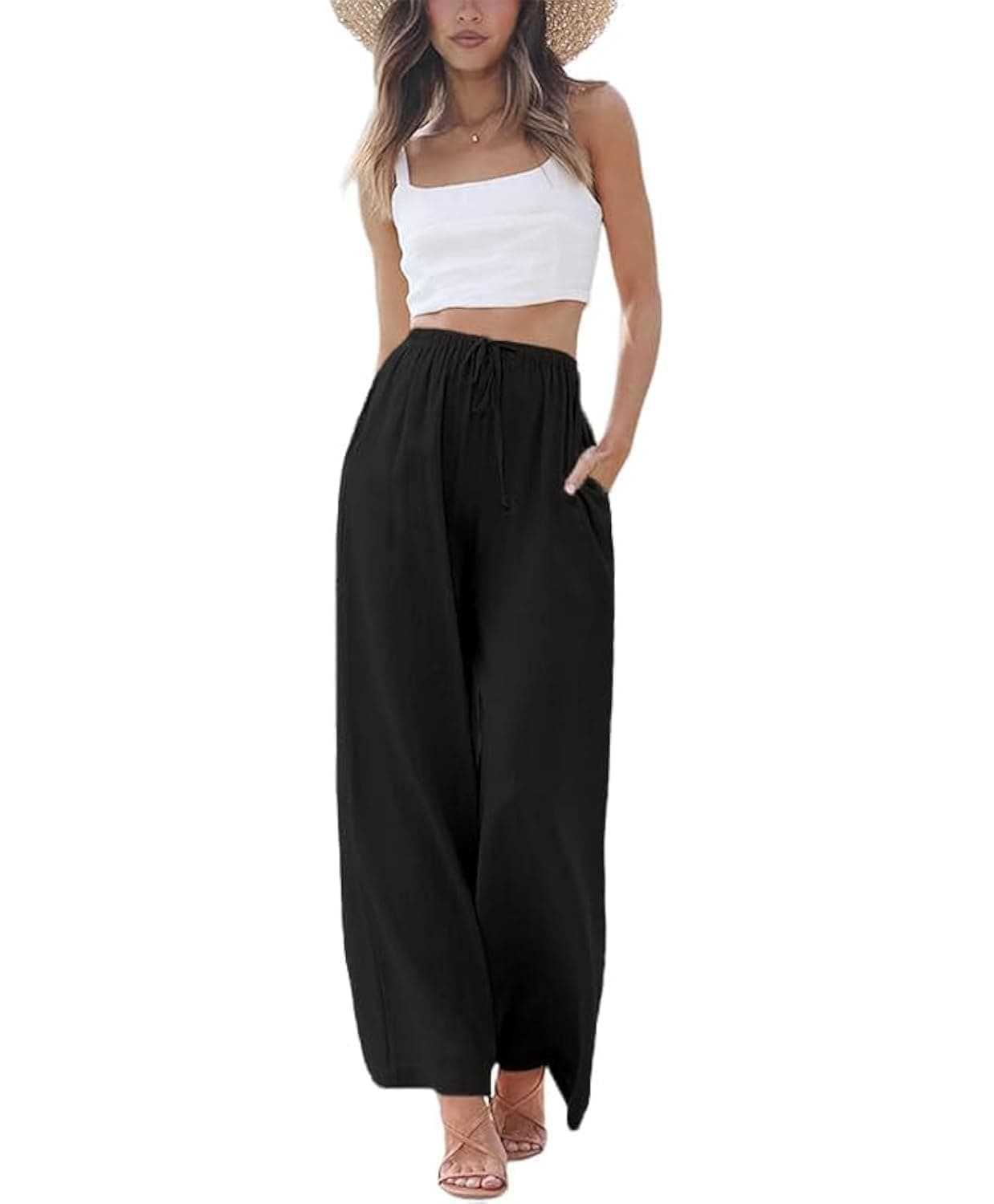 womens Linen Pants Casual Pants