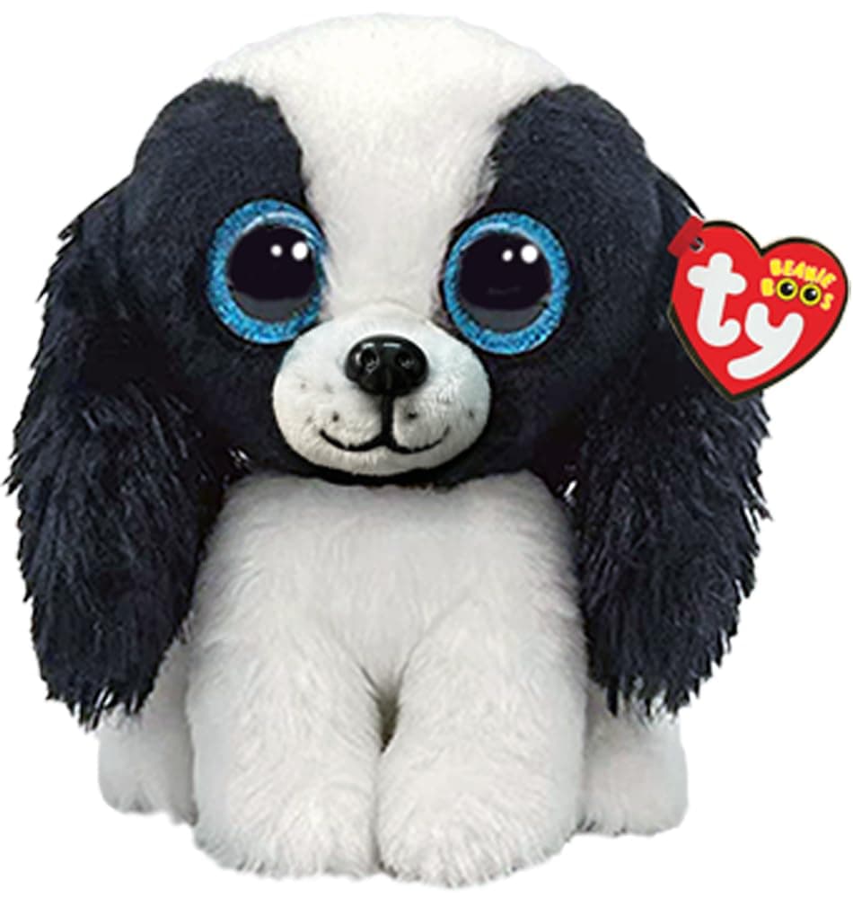 Ty - Beanie Boo's - Soft Toy Sissy The Dog 15 cm - TY36570, White, Black