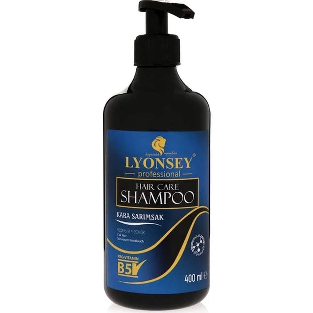 Black Garlic Shampoo - Black Garlic Shampoo - Kara Sarimsak Sampuan - 400 ml Against Intense Hair Loss Wonder Aktar Natural Herbal Shampoo