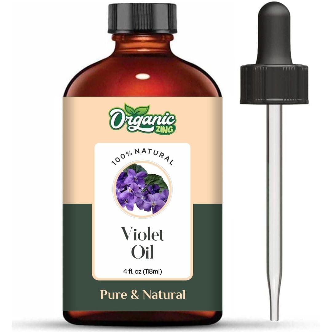Violet Oil Cosmetic Grade (118 ml / 3.99 fl oz) - Floral Botanical Oil for Skin Care, Hair Blends & DIY Formulations