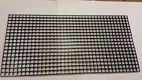 USA Premium Store 12"x24" Black eggcrate Live coral frag plug rack Fish Tank Holder Egg Crate