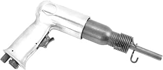 190 Type Handheld Air Riveter Gun Round Head Pneumatic Solid Aluminum Rivet Gun 1/4in Inlet Pneumatic Riveter Nut Gun Riveting Tool