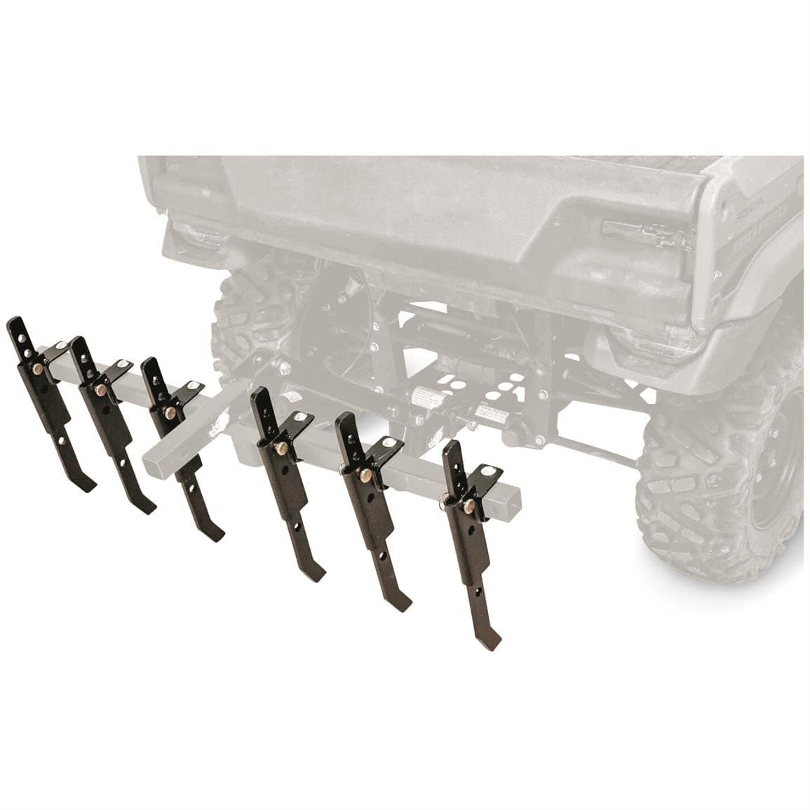 Black Boar ATV/UTV Plow Implement, Breaks Up Hard Ground w/6 Independently Adjustable Chisels, Use to Cultivate, Establish Food Plot, Maintain Land (66003)