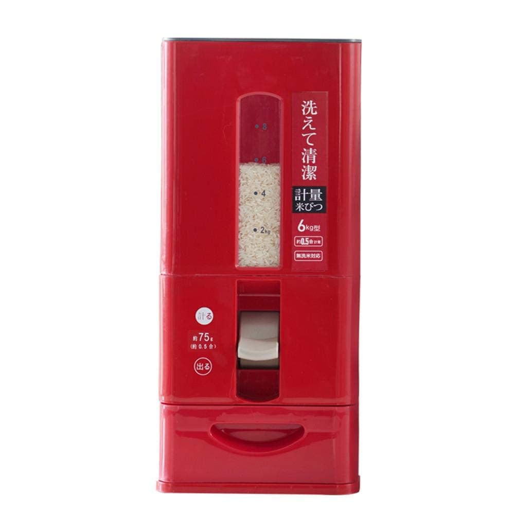 Cracklight 10kg/20kg Rice Dispenser, Rice Storage Container Sealed Rice Box Rice Cylinder Meter Barrel Cereal Grain Organizer Box Moisture-Proof Insect-Proof Household Rice Barrel