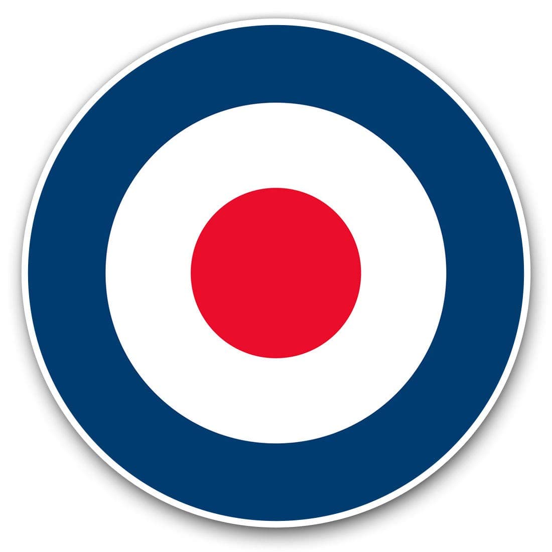 Vinyl Stickers (Set of 2) 30cm - RAF Roundel Symbol Mod Retro 215