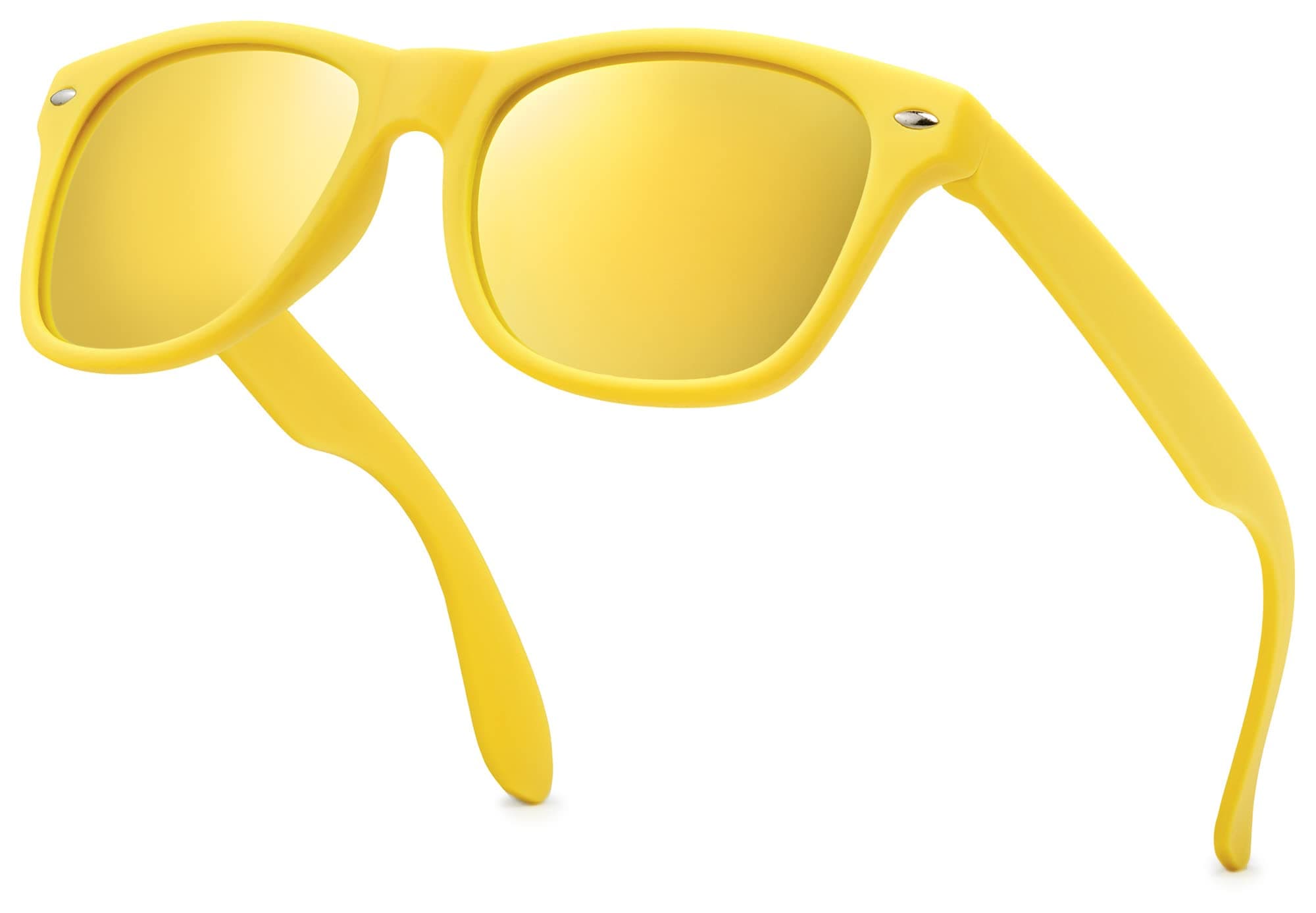 Kids Polarized Retro Sunglasses for Boys Girls Age 3-12 Shatterproof UV Protection Toddler Children Sun Glasses