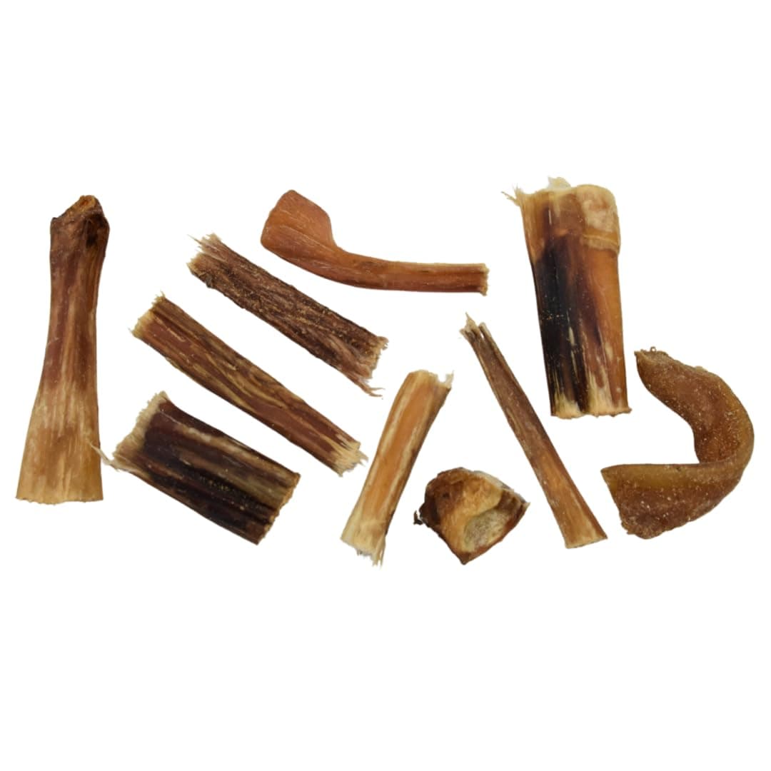 Express Pet Supplies 1kg Bulls Pizzles 10/12cm Cut & End Pieces Bully Sticks Dog Treat Chew