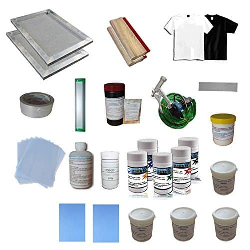1 Color Silk Screen Printing Consumable Materials Kit - 006812 Low cost One Stop Shopping by Screen Printing Kit