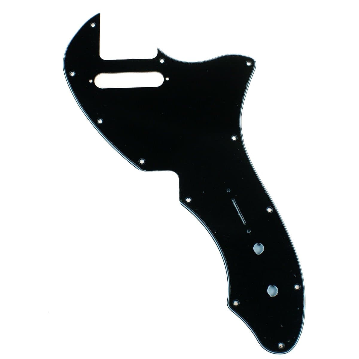 69 Telecaster Tele Thinline Re-Issue Style Guitar Pickguard -3 Ply -BLACK (B54)