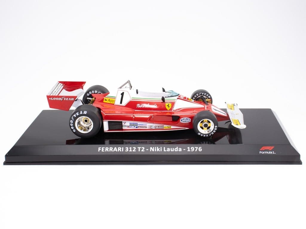 - Formula 1 1/24 car Compatible with Ferrari 312 T2 - Niki Lauda - 1976 - OR019