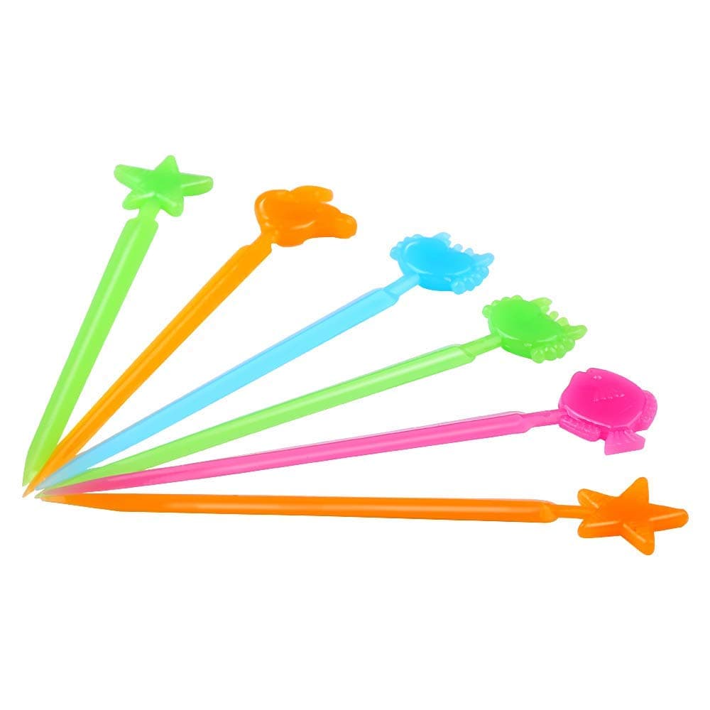 156PCS Animal Food Picks for Kids, FATLODA Fun Bento Picks for Picky Eater, Cute Fruit Food Toothpicks, Lunch Bento Box Accessories for Toddler